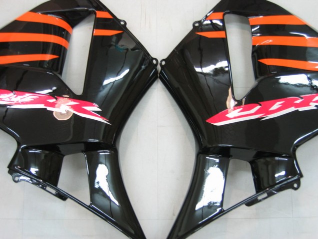 Carenagens Moto Honda CBR600RR 2005-2006 - Laranja Preto Prata