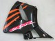 Carenagens Moto Honda CBR600RR 2005-2006 - Laranja Preto Prata