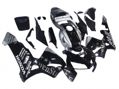 Carenagens Moto Honda CBR600RR 2005-2006 - Preto Prata SevenStars