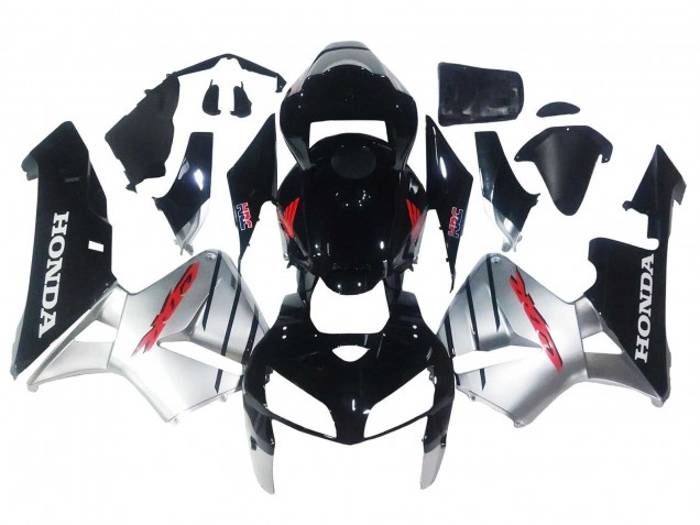 Carenagens Moto Honda CBR600RR 2005-2006 - Prata Preto