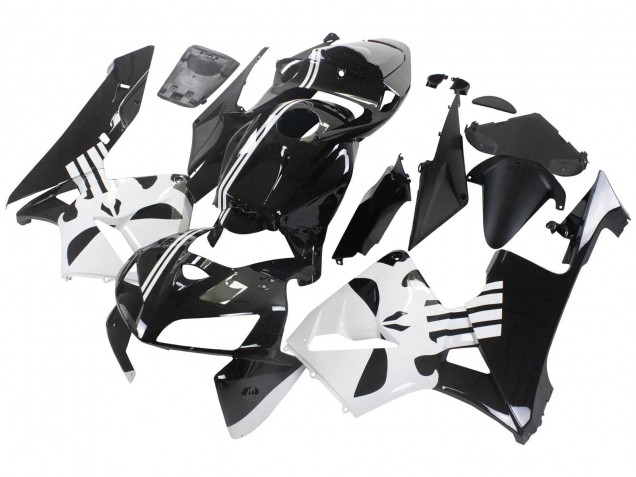 Carenagem Moto Honda CBR600RR 2005-2006 - Preto Branco
