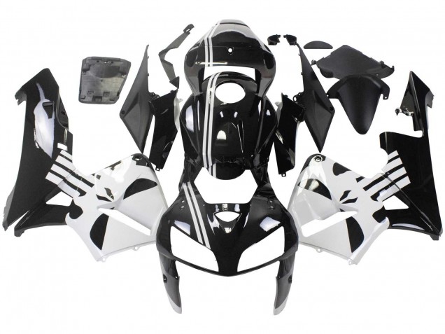 Carenagem Moto Honda CBR600RR 2005-2006 - Preto Branco