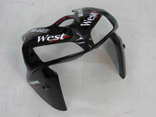 Carenagens Moto Honda CBR600RR 2005-2006 - Preto Brilhante Branco West