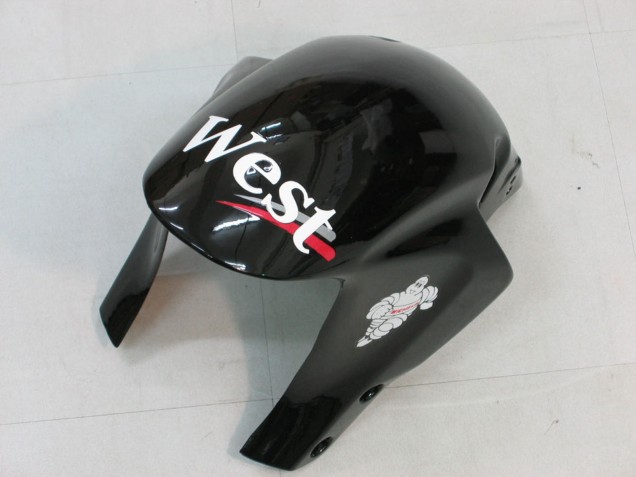 Carenagens Moto Honda CBR600RR 2005-2006 - Preto Brilhante Branco West