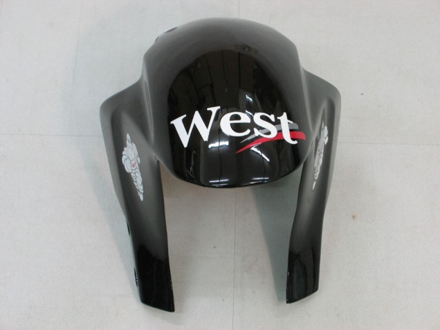 Carenagens Moto Honda CBR600RR 2005-2006 - Preto Brilhante Branco West