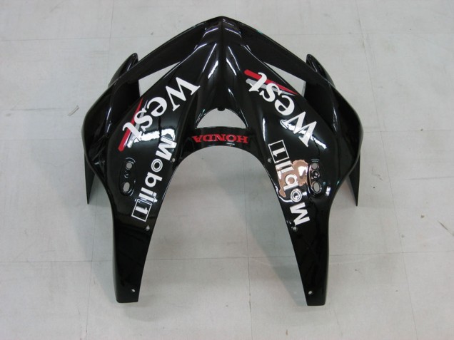 Carenagens Moto Honda CBR600RR 2005-2006 - Preto Brilhante Branco West