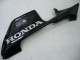 Carenagens Moto Honda CBR600RR 2005-2006 - Preto Brilhante Cinzento Chama