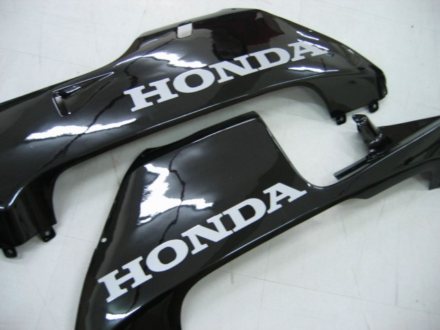 Carenagens Moto Honda CBR600RR 2005-2006 - Preto Brilhante Cinzento Chama