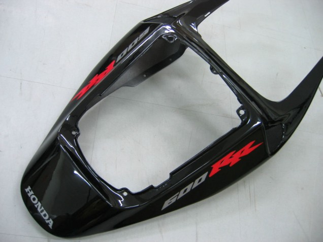 Carenagens Moto Honda CBR600RR 2005-2006 - Preto Brilhante Cinzento Chama