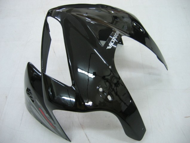 Carenagens Moto Honda CBR600RR 2005-2006 - Preto Brilhante Cinzento Chama