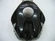 Carenagens Moto Honda CBR600RR 2005-2006 - Preto Brilhante Cinzento Chama