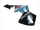 Carenagens Moto Honda CBR600RR 2005-2006 - Azul Claro Preto 35