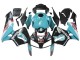 Carenagens Moto Honda CBR600RR 2005-2006 - Azul Claro Preto 35