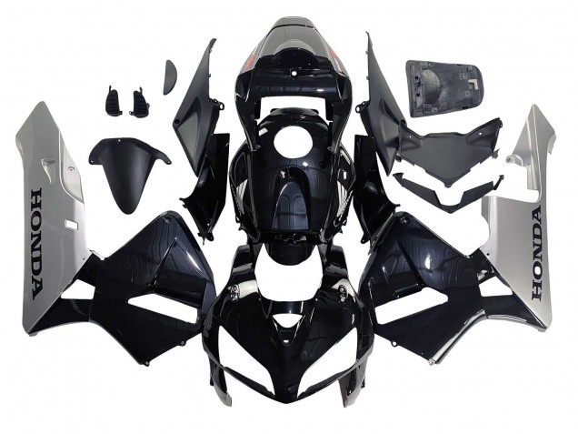 Carenagem Moto Honda CBR600RR 2005-2006 - Preto Prata