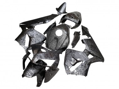 Carenagens Moto Honda CBR600RR 2005-2006 - Preto Forjado Fibra de Carbono