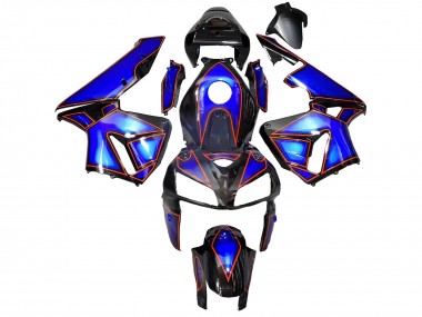Carenagens Moto Honda CBR600RR 2005-2006 - Azul Preto Vermelho Linha