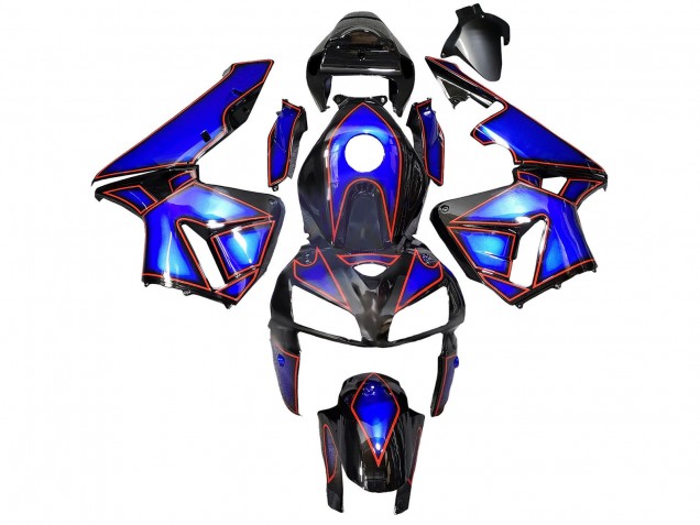 Carenagens Moto Honda CBR600RR 2005-2006 - Azul Preto Vermelho Linha