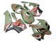 Carenagens Moto Honda CBR600RR 2005-2006 - Verde Vermelho Tubarão