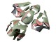 Carenagens Moto Honda CBR600RR 2005-2006 - Verde Vermelho Tubarão