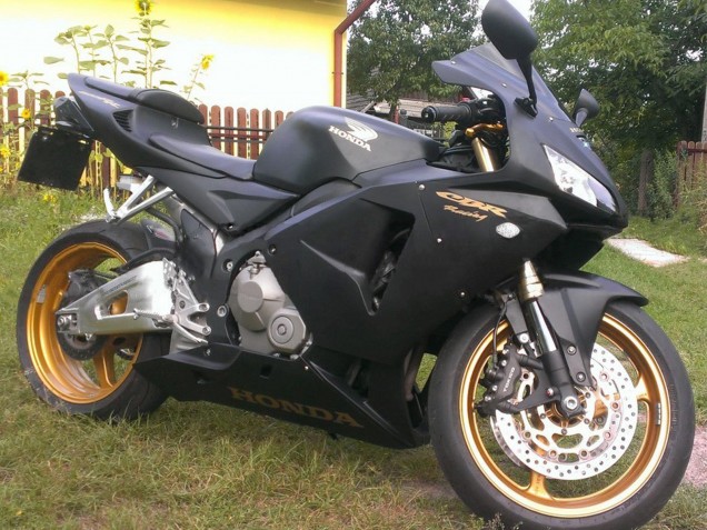 Carenagens Moto Honda CBR600RR 2005-2006 - Preto Fosco