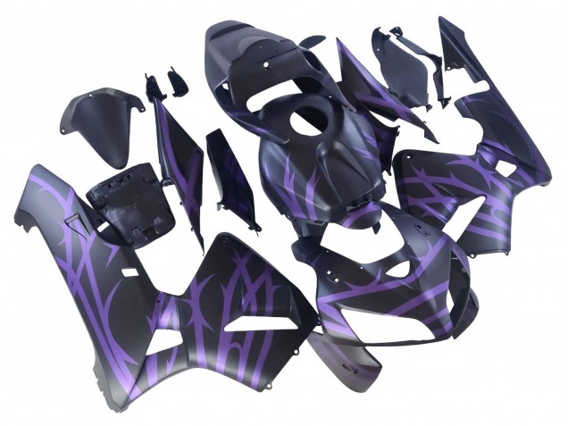Carenagens Moto Honda CBR600RR 2005-2006 - Preto Fosco Roxo