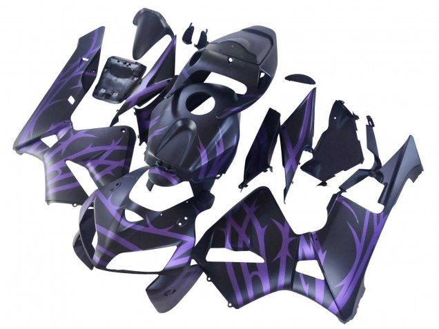 Carenagens Moto Honda CBR600RR 2005-2006 - Preto Fosco Roxo