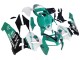 Carenagens Moto Honda CBR600RR 2005-2006 - Verde Claro Branco Preto Brilhante Joe Rocket