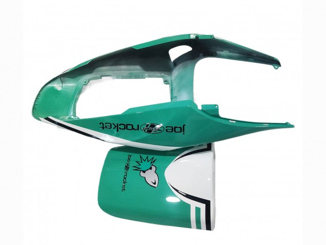 Carenagens Moto Honda CBR600RR 2005-2006 - Verde Claro Branco Preto Brilhante Joe Rocket