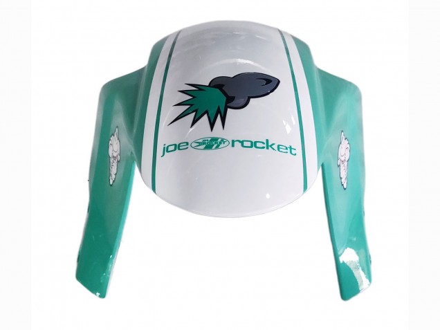 Carenagens Moto Honda CBR600RR 2005-2006 - Verde Claro Branco Preto Brilhante Joe Rocket