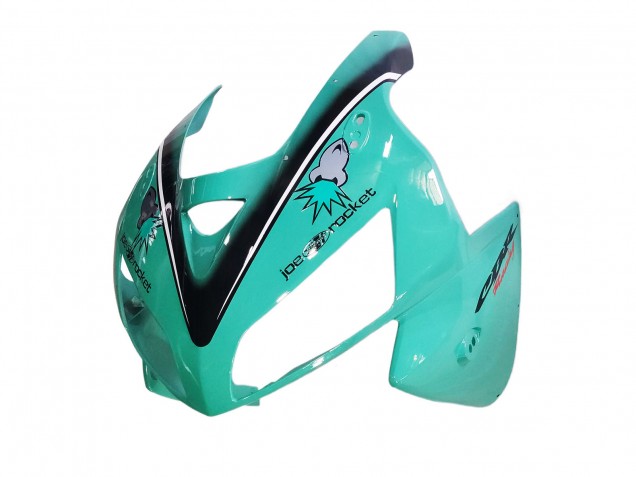 Carenagens Moto Honda CBR600RR 2005-2006 - Verde Claro Branco Preto Brilhante Joe Rocket