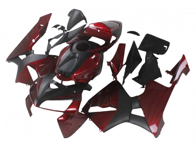 Carenagens Moto Honda CBR600RR 2005-2006 - Vermelho Preto