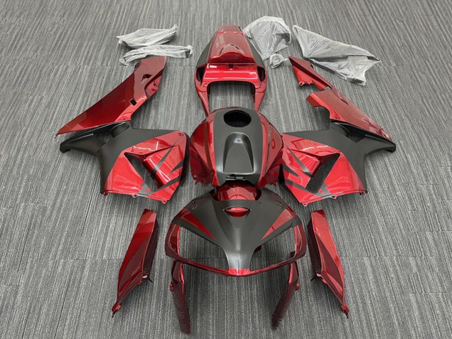 Carenagens Moto Honda CBR600RR 2005-2006 - Vermelho Preto