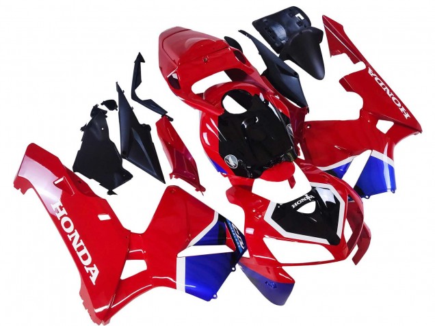 Carenagens Moto Honda CBR600RR 2005-2006 - Vermelho Azul Preto