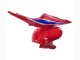 Carenagens Moto Honda CBR600RR 2005-2006 - Vermelho Azul Preto