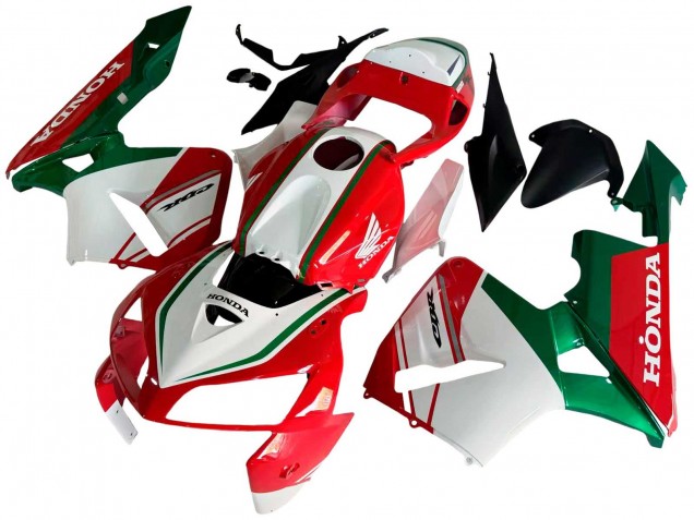 Carenagens Moto Honda CBR600RR 2005-2006 - Vermelho Branco Verde