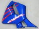 Carenagens Moto Honda CBR600RR 2005-2006 - Vermelho Azul Prata