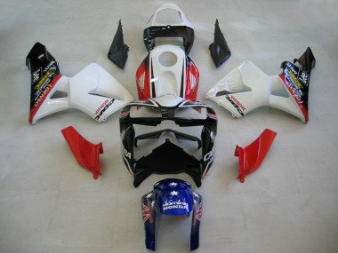Carenagens Moto Honda CBR600RR 2005-2006 - Vermelho Branco Azul DENSO