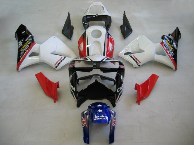 Carenagens Moto Honda CBR600RR 2005-2006 - Vermelho Branco Azul DENSO