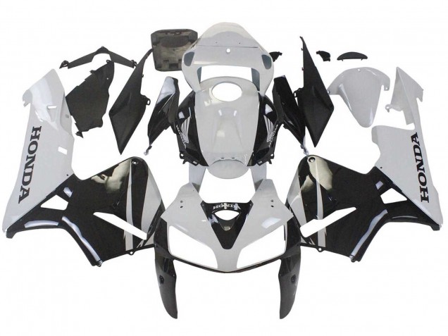 Carenagem Moto Honda CBR600RR 2005-2006 - Branco Preto