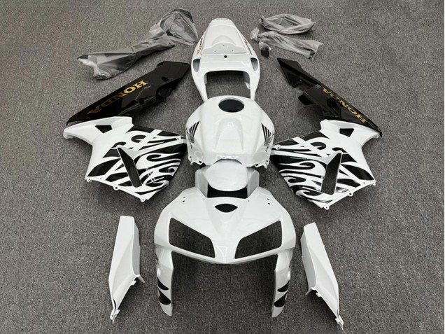 Carenagens Moto Honda CBR600RR 2005-2006 - Branco Preto