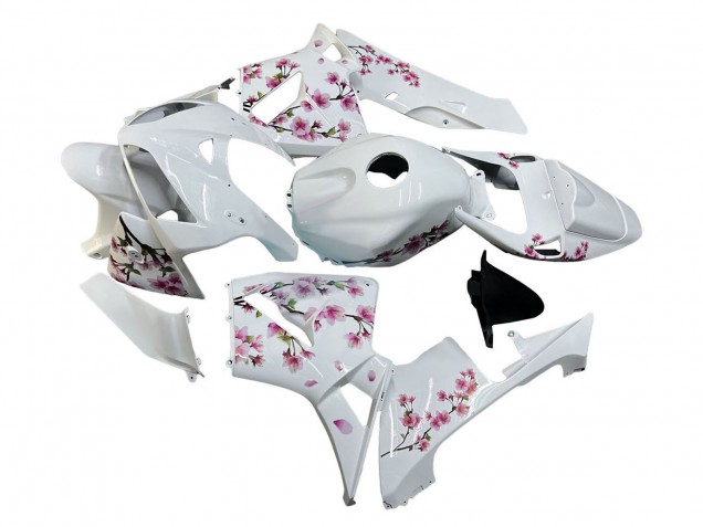 Carenagens Moto Honda CBR600RR 2005-2006 - Branco Cherry Blossom