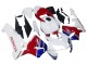 Carenagens Moto Honda CBR600RR 2005-2006 - Branco Azul Vermelho