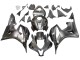 Carenagem Moto Honda CBR600RR 2007-2008 - Prata Preto Brilhante