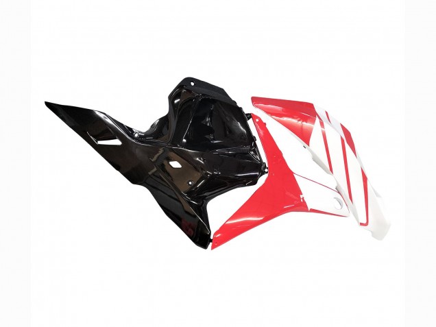 Kits Carenagem Moto Honda CBR600RR 2009-2012 - Branco Vermelho Preto Brilhante
