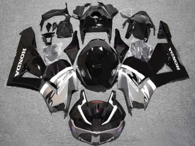 Carenagens Moto Honda CBR600RR 2013-2026 - Prata Preto Brilhante
