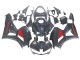 Carenagens Moto Honda CBR600RR 2013-2023 - Preto Fibra de Carbono Vermelho