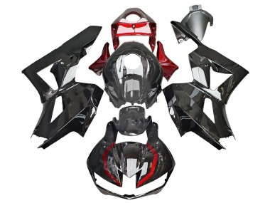 Carenagens Moto Honda CBR600RR 2013-2026 - Preto Brilhante Vermelho