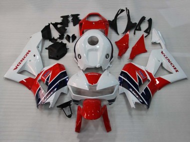 Carenagens Moto Honda CBR600RR 2013-2026 - Branco Vermelho Azul Escuro HRC