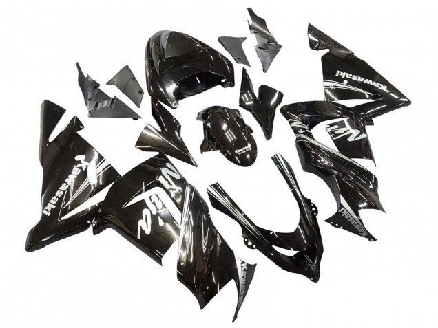Carenagens Moto Kawasaki ZX10R 2004-2005 - Preto Brilhante Ninja