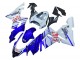 Carenagens Moto Kawasaki ZX10R 2004-2005 - Azul Brilhante Branco Fiat Motul